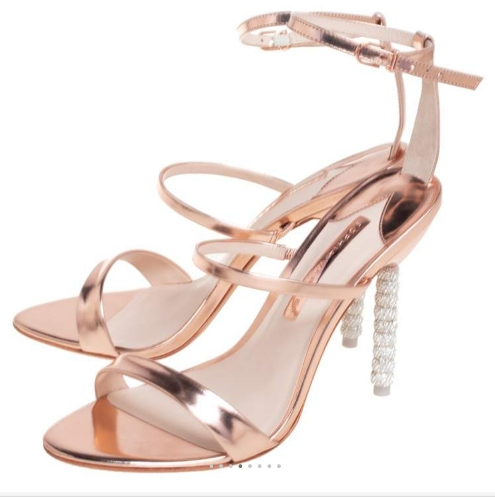 Sophia Webster Rosalind Crystal Sandals Rose Gold - Picture 3 of 11